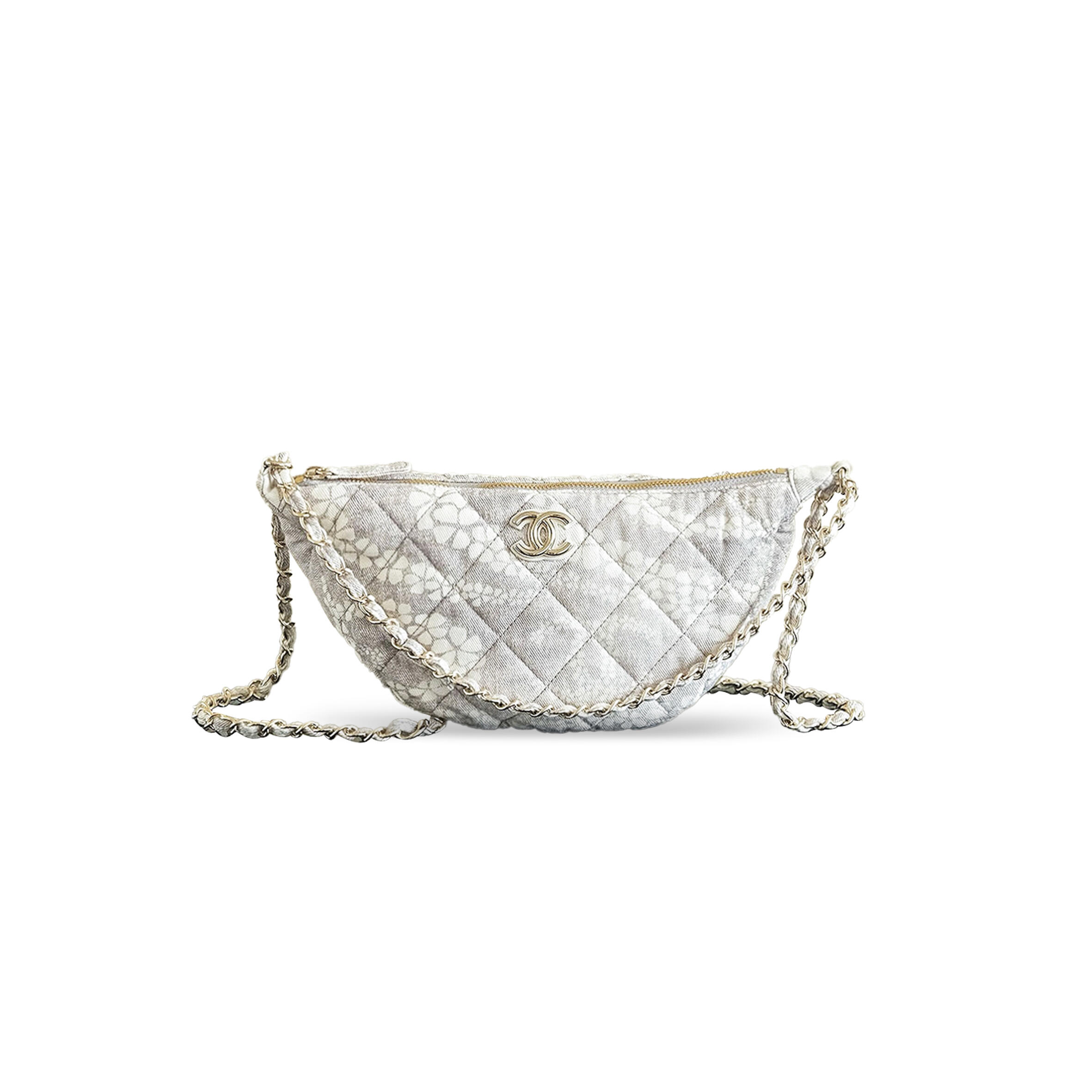 ch*el large hobo bag printed De*1m as5431 (29*15.5*7.5cm)
